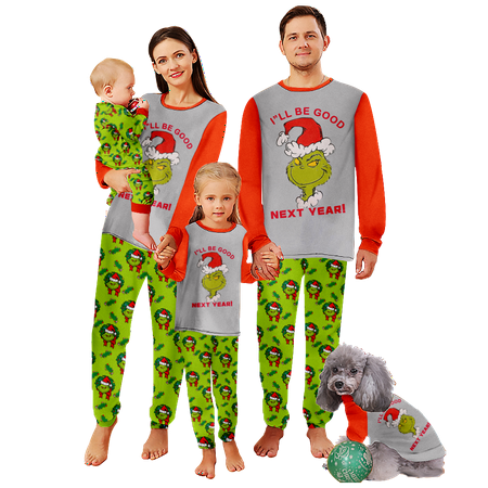 

Family Matching Christmas Pajamas Sleepwear Set Christmas Buffalo Plaid Stripe Print Sizes Baby-Kids-Adult-Pet 2-Piece Top and Pants Bodysuits Unisex Pajamas Set