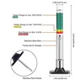 thumbnail image 4 of 2pcs Tire Tread Depth Gauge 0-25mm - Easy to Read Color-Coded MM/32nds Analog Scale for Car & Truck Safety Inspection, 4 of 5