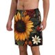 thumbnail image 2 of Balery Sunflower Floral Butterfly Traje de Baño Estilo Hawaiano para Hombre, Shorts de Secado Rápido con Bolsillos-Medium, 2 of 6