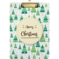 thumbnail image 1 of FMSHPON Christmas Trees Clipboard Hardboard Wood Nursing Clip Board and Pull for Standard A4 Letter 13x9 inches, 1 of 8