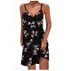 thumbnail image 2 of Puntoco Vestidos Mujer Verano Sin Rastro V-Cuello Impreso Doble Hombro Tirante Falda Vestido De Mujer, 2 of 5