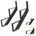 thumbnail image 2 of AOILE 2 Pack Metal Stair Riser for 10.2"W Deck Height, Steel Stair Stringer for Outdoor Steps, Black, 2 of 8
