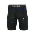 thumbnail image 4 of Gildan Men's Cotton Stretch Long Leg Boxer Briefs, 4-Pack, 8.5" Inseam, Sizes S-2XL, 4 of 6