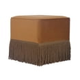 thumbnail image 4 of TOV Furniture Fenn Turmeric Yellow Velvet Ottoman, 4 of 6