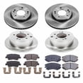 thumbnail image 3 of PowerStop Front and Rear Stock Replacement Brake Pad and Rotor Kit Fits: KIA Select Models KOE5914, 3 of 8