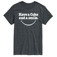 thumbnail image 3 of Coca-Cola - Coke and a Smile Mouth - Men's Short Sleeve T-Shirt, 3 of 5