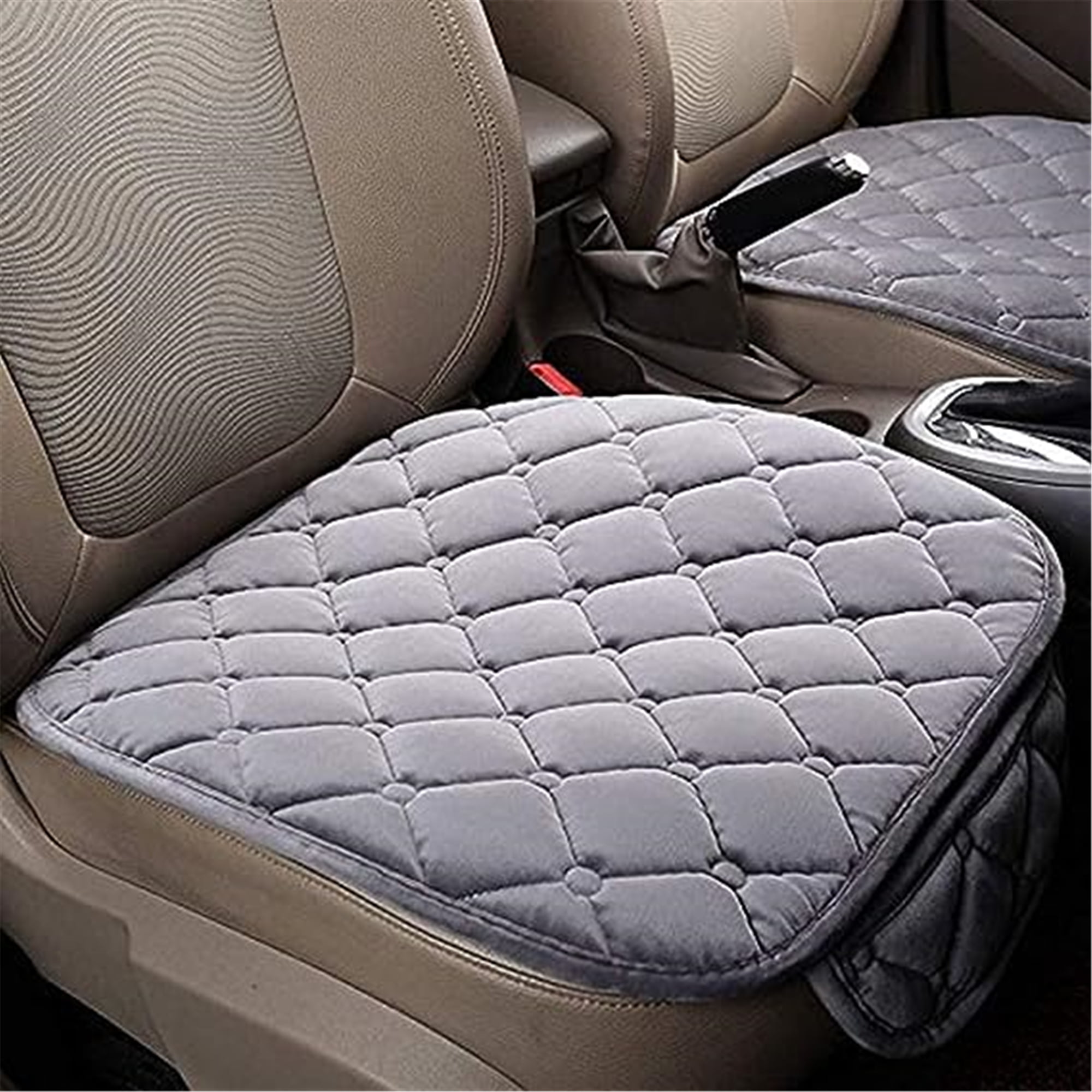 Tiitstoy 1 Pack Car Seat Cushion, Non-Slip Rubber Bottom with Storage  Pouch, Premium Comfort Memory Foam, Driver Seat Back Seat Cushion, Car Seat  Pad Universal 