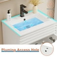 thumbnail image 5 of Eclife 24-Inch Freestanding Single Bathroom Vanity with Ceramic Top, 5 of 11