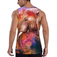 thumbnail image 2 of Sigee Oil Paintings of Elephants for Men's Workout Tank Top, Athletic Gym Sleeveless Shirt - Quick Dry, Lightweight, Breathable 3X-Large, 2 of 9