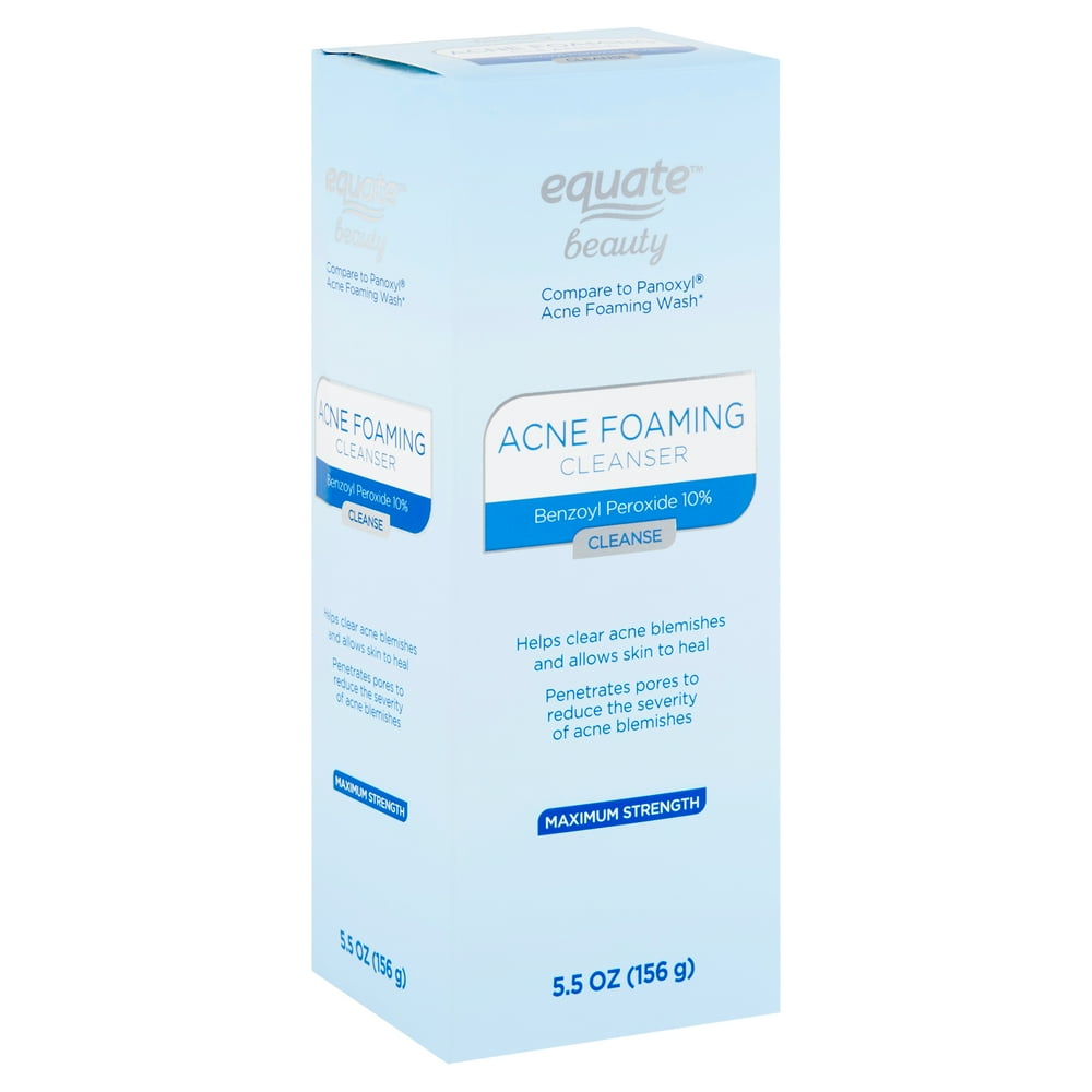 Equate Beauty Maximum Strength Acne Foaming Cleanser, 5.5 oz Walmart