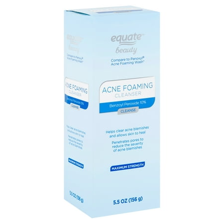 Equate Beauty Maximum Strength Acne Foaming Cleanser, 5.5
