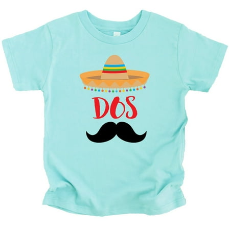 

2nd Birthday Dos Shirt Fiesta Themed Second Birthday Sombrero Birthday Shirt Mustache Outfit for Baby Boys Chill Shirt 2T