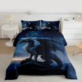 thumbnail image 2 of Homewish Wildlife Dragon 3 Pieces Queen Comforter Set for Preppy Child Teens,Magical Animal Ultra Soft Bedding Sets,Starry Sky Bedding Comforter Set Breathable,Super Cozy Room Decor,Reversible, 2 of 8