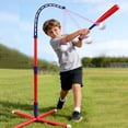 thumbnail image 1 of YWIYIUD 1 Set Practical and Durable Baseball Batting Set Includes 22.05x47.24inch Adjustable Tee BallStand Automatic BallLauncher and Baseball Suitable for Teens Birthday and Sports Gifts, 1 of 4