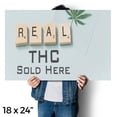 thumbnail image 4 of Real THC Vinyl Decal 5 Pack of 18 Inch x 24 Inch Weatherproof Heavy-Duty Adhesive Backing | Alternative Wellness, Herbal Products, Reliable Shops | Made in USA, 4 of 6