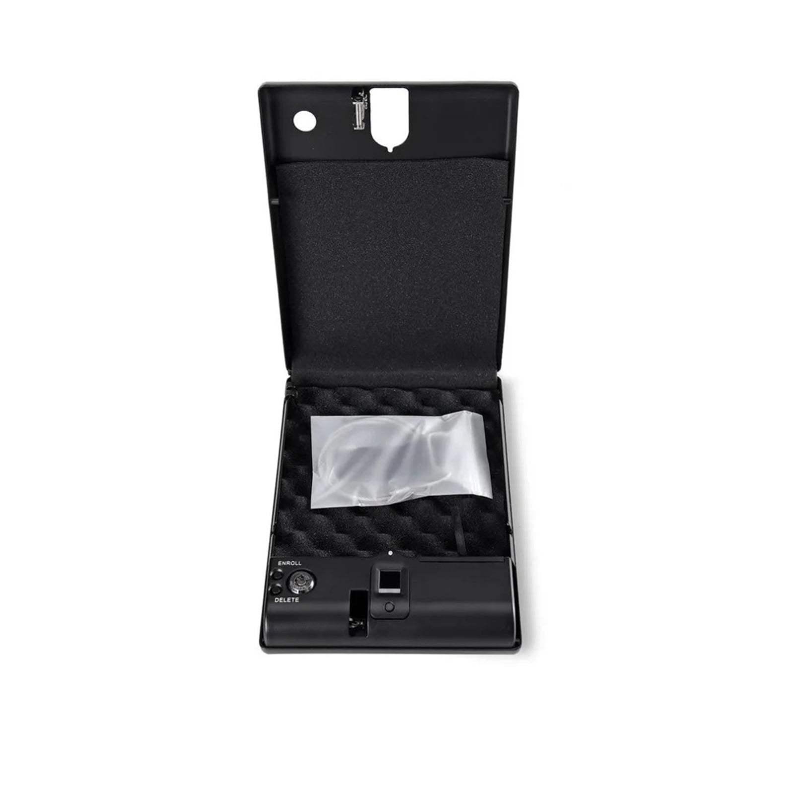 Fingerprint Safe Box , Mini Solid Steel Security , Key Valuables Jewelry Box ,House, Apartment, Office Key Storage