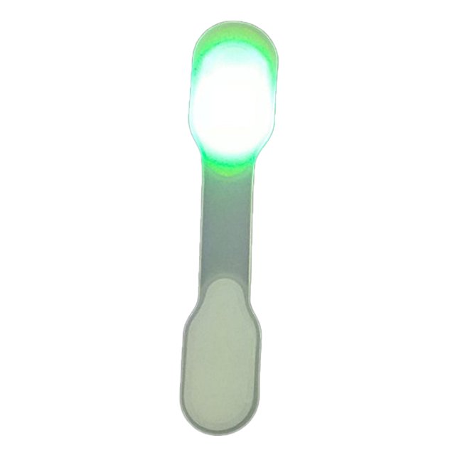Luz LED con clip para collar de silicona, luz magnética de advertencia para deportes al aire libre, conducción nocturna, carrera nocturna