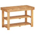 thumbnail image 1 of vidaXL Shoe Rack 70x32x46 cm Solid Acacia Wood, 1 of 4
