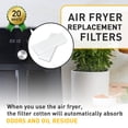 thumbnail image 2 of Filtros de repuesto para freidora Air Fryer, 20 unidades, para Instant Vortex de 6 litros, 2 of 8