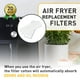 thumbnail image 2 of Filtros de repuesto para freidora Air Fryer, 20 unidades, para Instant Vortex de 6 litros, 2 of 8