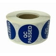 thumbnail image 2 of OPAL- Qc Passed - Inventory Control Stickers (1" Round, Bl) Self-Adhesive 1000 Labels, 2 of 2