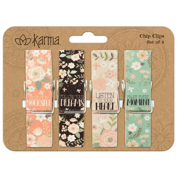 Cat Chip Clips - Set of 4