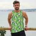 thumbnail image 6 of Pofeuu Cartoon Panda And Leaf 1 Print Men's Workout Tank Tops Sleeveless Muscle Gym Shirt Quick Dry-Large, 6 of 7