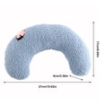 thumbnail image 3 of Pillows For Cats And Dogs Soft U Shaped Plush Pillow For Small Dogs To Cervical Spine, 3 of 8