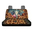 thumbnail image 5 of FUIALDOLG Elephant Leopard Galaxy Full Wrap Car Seat Cover for Car Interior Automotive, Comfortable Rear Bench Seat Covers Stretch Car Back Seat Cover Protectors, 5 of 6