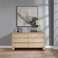 thumbnail image 2 of Meridian Furniture Kent Natural Solid Ash Wood Dresser, 2 of 12