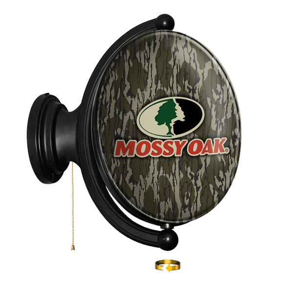 Mossy Oak® Bottomland®: Original Oval Rotating Lighted Wall Sign