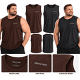 thumbnail image 4 of Men’s BIG and TALL 2 Pack Active Gym Sleeveless Shirts Crew Neck Muscle Tank Top, 4 of 4