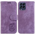 thumbnail image 2 of Compatible with Samsung Galaxy M33 5G Embossed Cute Tiger Flip Folio Wallet Case Card Pocket Holder Cover, 2 of 5