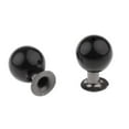thumbnail image 3 of AMLESO 10 Pieces Round Rivets Pearl Rivets Decorative Rivets Decorative Rivets Clothing gloss black, 3 of 8