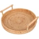 thumbnail image 1 of Bandeja de mimbre bandeja redonda bandeja para servir bandeja bandeja bandeja de mesa bandeja, 1 of 7