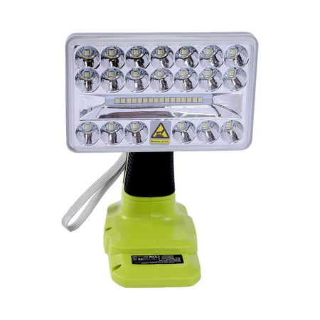 

Ethedeal 2000LM LED Work Light for Ryobi ONE Li-ion Ni-Cad Ni-Mh Battery Zinc Alloy Flashlight