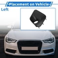 thumbnail image 3 of Cubierta de luz de niebla para parachoques delantero inferior, inserciones de luz de niebla No.57731SJ050 para Subaru Forester 2019-2021, ABS negro, 1 Pc frontal izquierdo, 3 of 6
