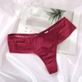 thumbnail image 1 of Tanga grande de encaje cosido de seda de hielo a rayas sin costuras, pantalones deportivos y de fitness de una pieza con gran elasticidad a la cadera, 1 of 6
