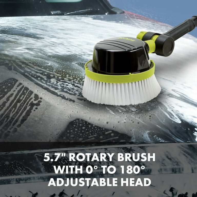 Sun Joe Power Scrubber with Extension Handle in the Power Scrubbers  department at