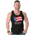 thumbnail image 5 of Puerto Rican Pride Love Every Bit Flag Tank Top T Shirts Men Women Brisco Brands S, 5 of 5