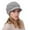 Grey, variant on Hair Drying Microfiber Velvet Extra Long Towel Wrap, Dry Hair Hat & Dryer Turban for Women - Beret Hats for Women Black