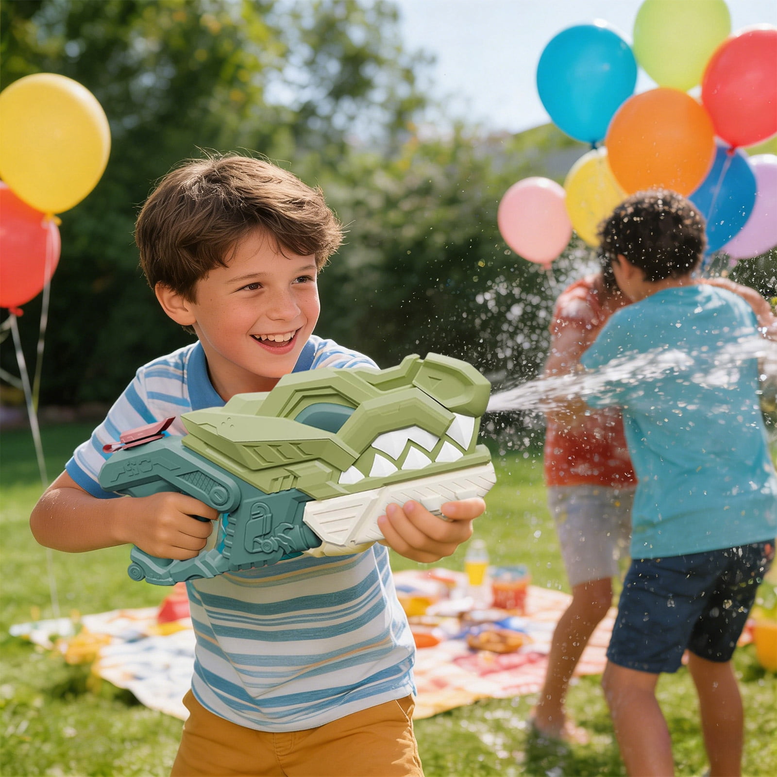 Water Fighting Summer Toys for Kids Ages 8-12,Water Gun for Kids, Squirt Guns Range Up to 32Ft Powerful Water Blaster for Summer Pool Beach Party Toys