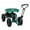 Green, variant on SUREGO Garden Scooter Rolling Work Seat, 360 Swivel Stool w/ Tool Tray, Inflatable Wheels, Adjustable Handle for Planting, Weeding Outdoor Gardening, Green