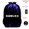 thumbnail image 1 of Roblox Mochila De estudiante con estampado 3D Digital periférico de juego, mochila a todo color USB, de doble capa bolsa con cremallera, gran capacidad, 1 of 4