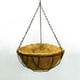 thumbnail image 1 of Cesta colgante para plantas, cesta colgante, maceta, maceta colgante con revestimiento de fibra de coco, cesta colgante de metal, diseño de precisión, 1 of 5