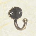 thumbnail image 2 of Lot 6pcs Retro Coat Hat Hook Door Wall Hanger Alloy 35 x 30mm -Bronze, 2 of 5