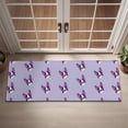 thumbnail image 2 of Purple Boston Terrier Puppy Door Rugs,Washable Non Slip Door Mats Indoor,Decorative Door Mats,Entry Mat Indoor for Entrance,Bedroom,Kitchen,Bathroom,16"x47", 2 of 6