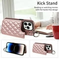 thumbnail image 3 of iPhone 14 PRO Case ,Card Slots Leather Wrist Strap Phone Cover for iPhone 14 PRO, 3 of 5