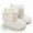 white, variant on Newborn Infant Baby Girls Soft Pram walker Sneakers Toddler Kids Casual Shoes