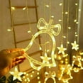 thumbnail image 2 of 2023 NEW Fairy String Moon Star Curtain Wall LED Lights Xmas Wedding Party Decor, 2 of 18